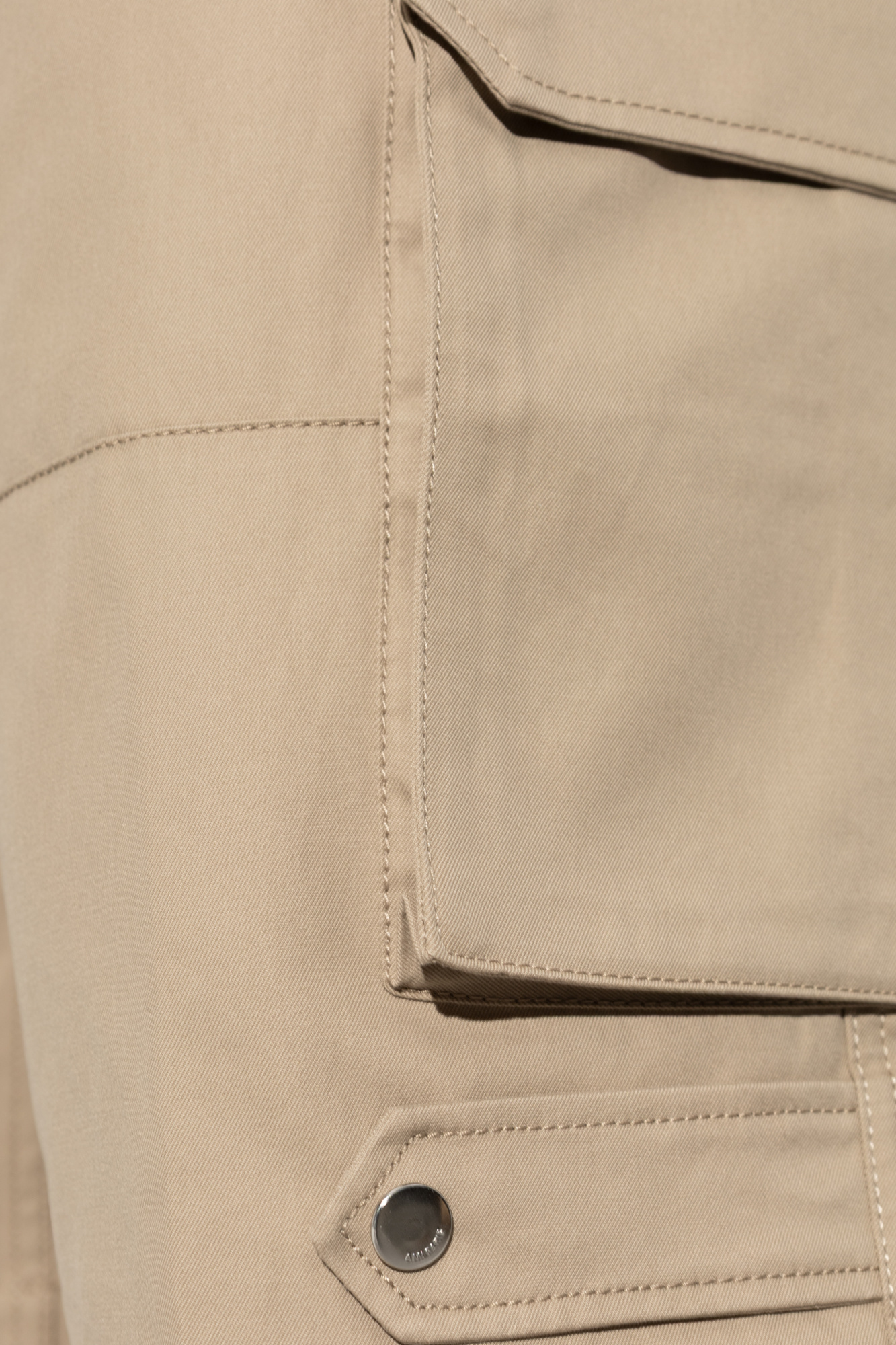 Beige Logo shorts Ami Alexandre Mattiussi - Vitkac AS